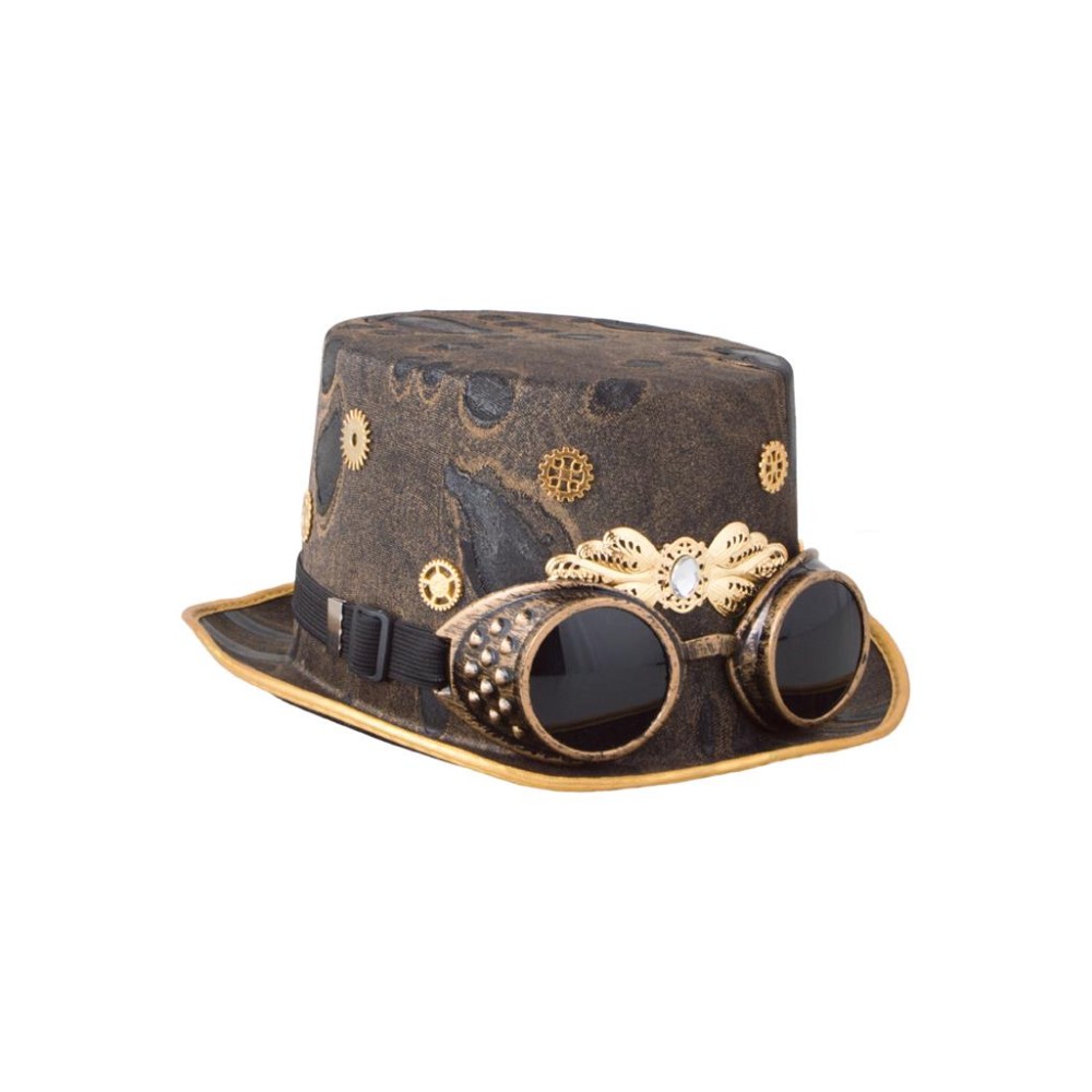 Steampunk kübar, prillidega Steampunk kübar, prillidega