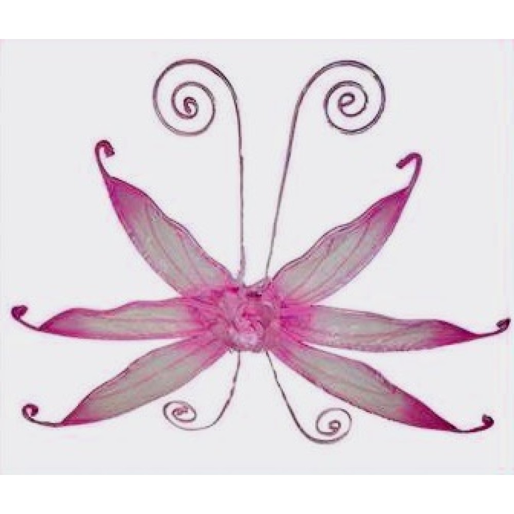Fairy wings, pink, 68x55cm