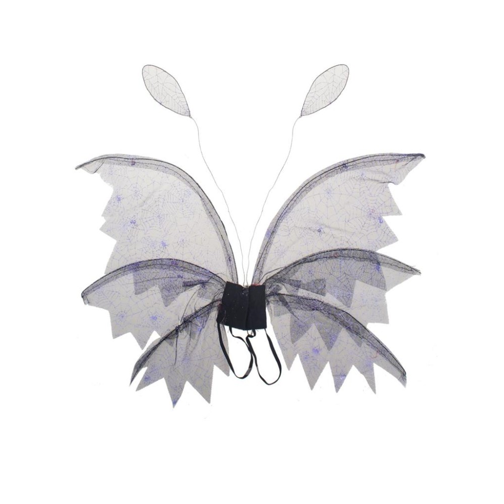 Крылья с рисунком паутины, 90см