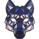Fox mask, led light