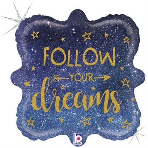 «Follow Your Dreams» sinine, holograafiline