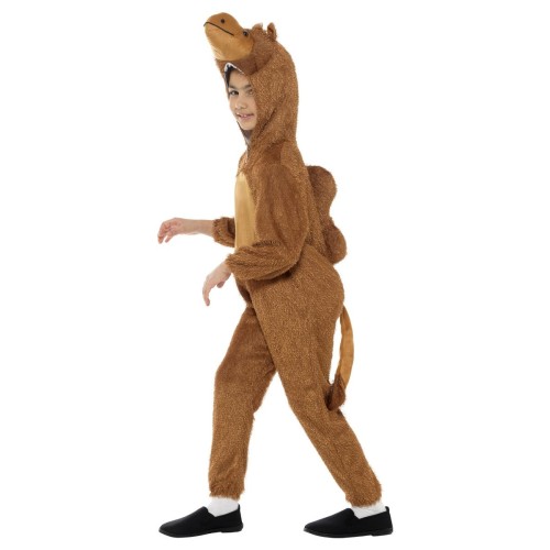 Kaameli kostüüm, kapuutsiga jumpsuit, lastele (M,130-143 cm, 7-9 a.)