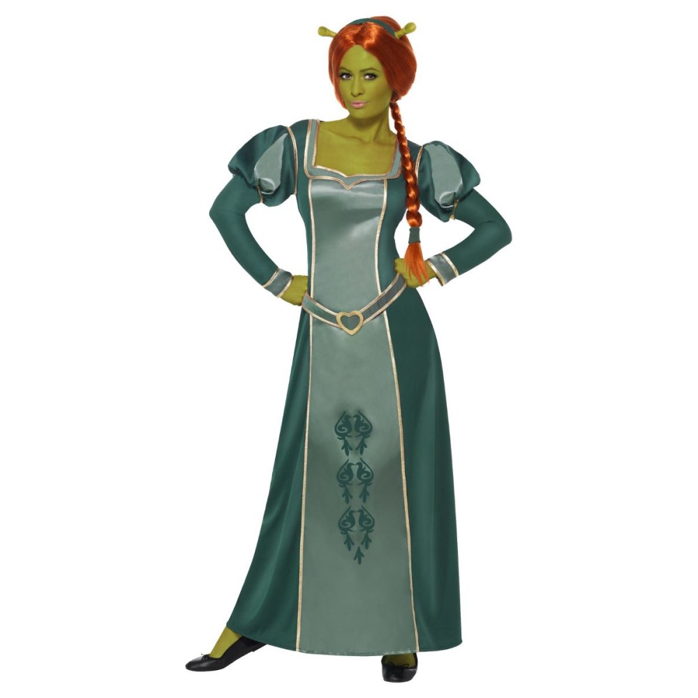 Fiona costume, dress, wig and headband (M, 40-42)