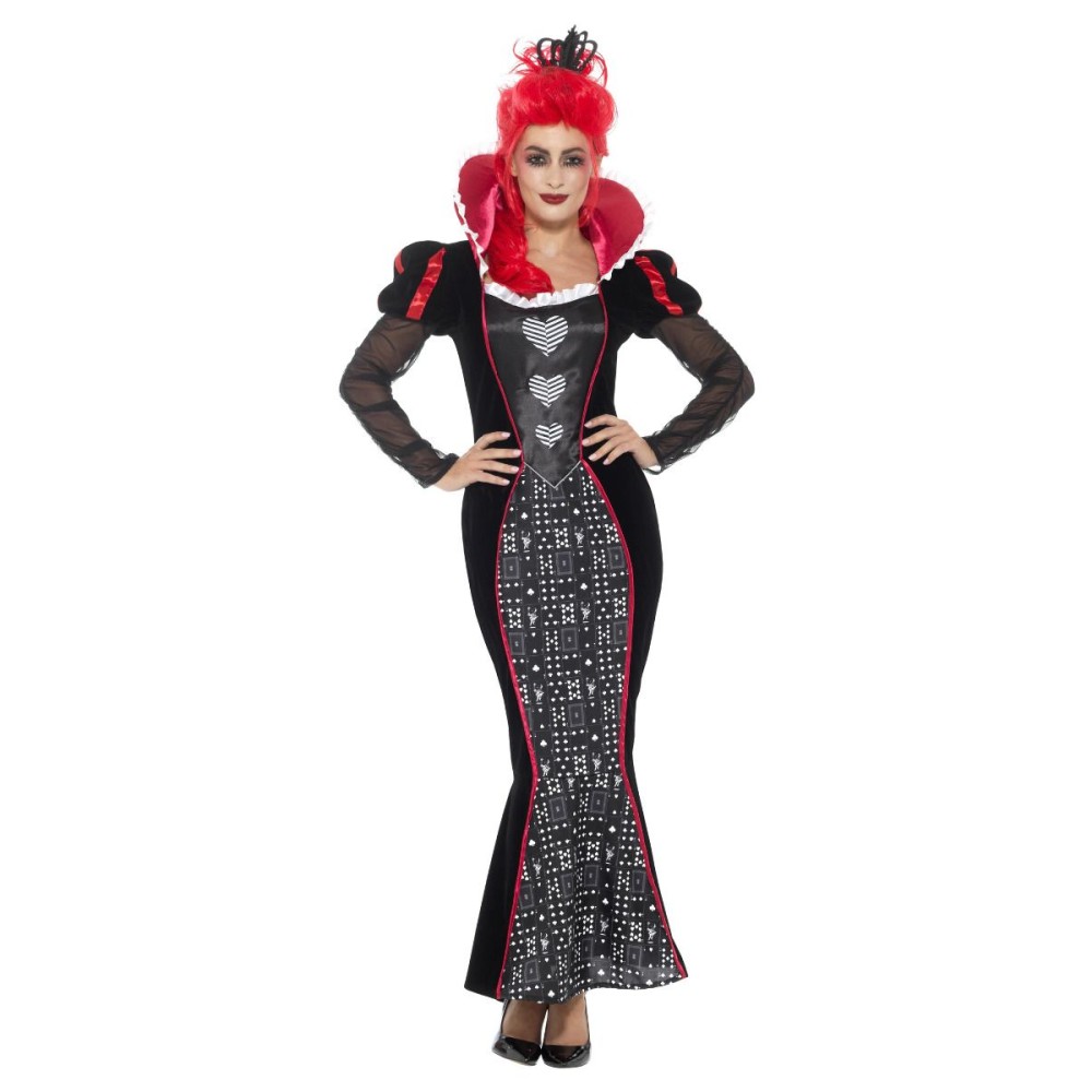 Baroque style black queen costume, dress and headband (S, 36-38)