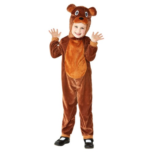Karu kostüüm, kapuutsiga jumpsuit, lastele (T2)