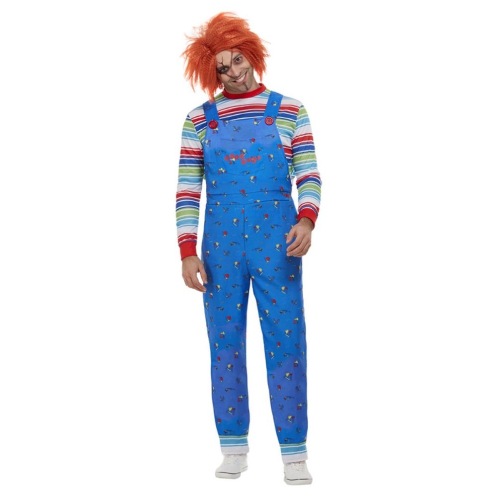 Chucky costume, shirt and dungarees (M)