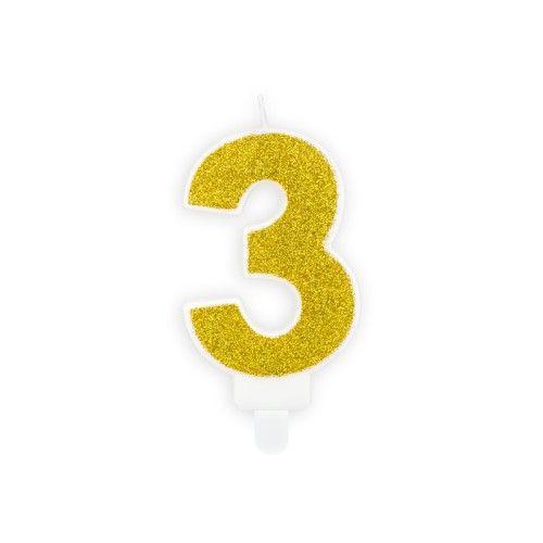 Küünal number «3», kuldne