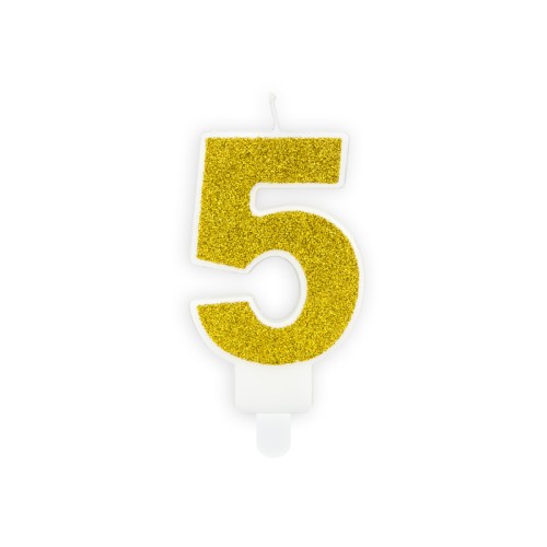 Küünal number «5», kuldne