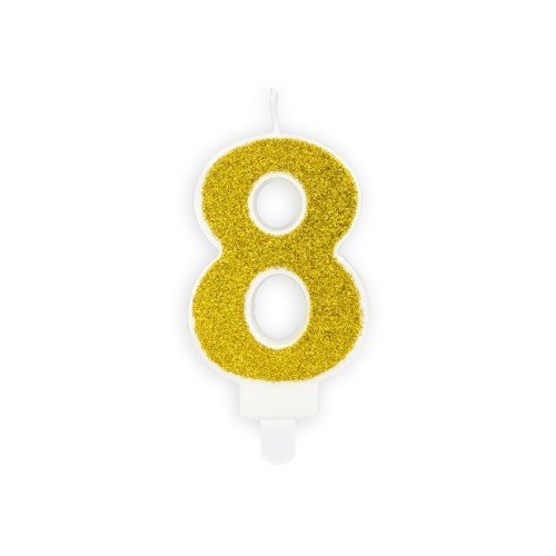 Küünal number «8», kuldne