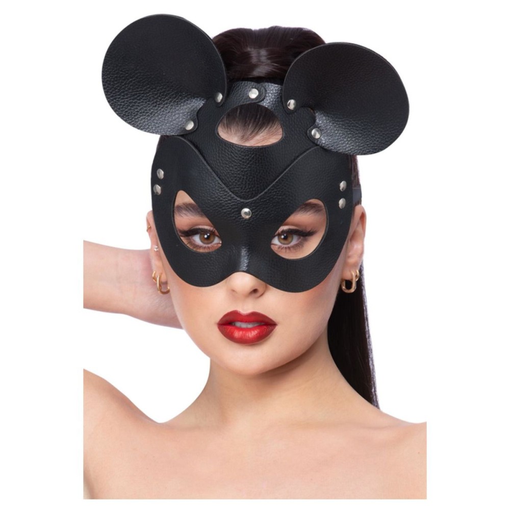 Hiire mask, kunstnahk, must Hiire mask, kunstnahk, must