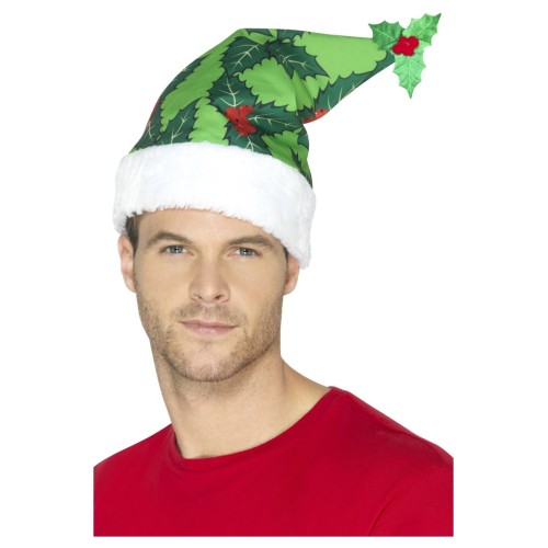 Jõuluvana müts, astelpajuga, roheline
