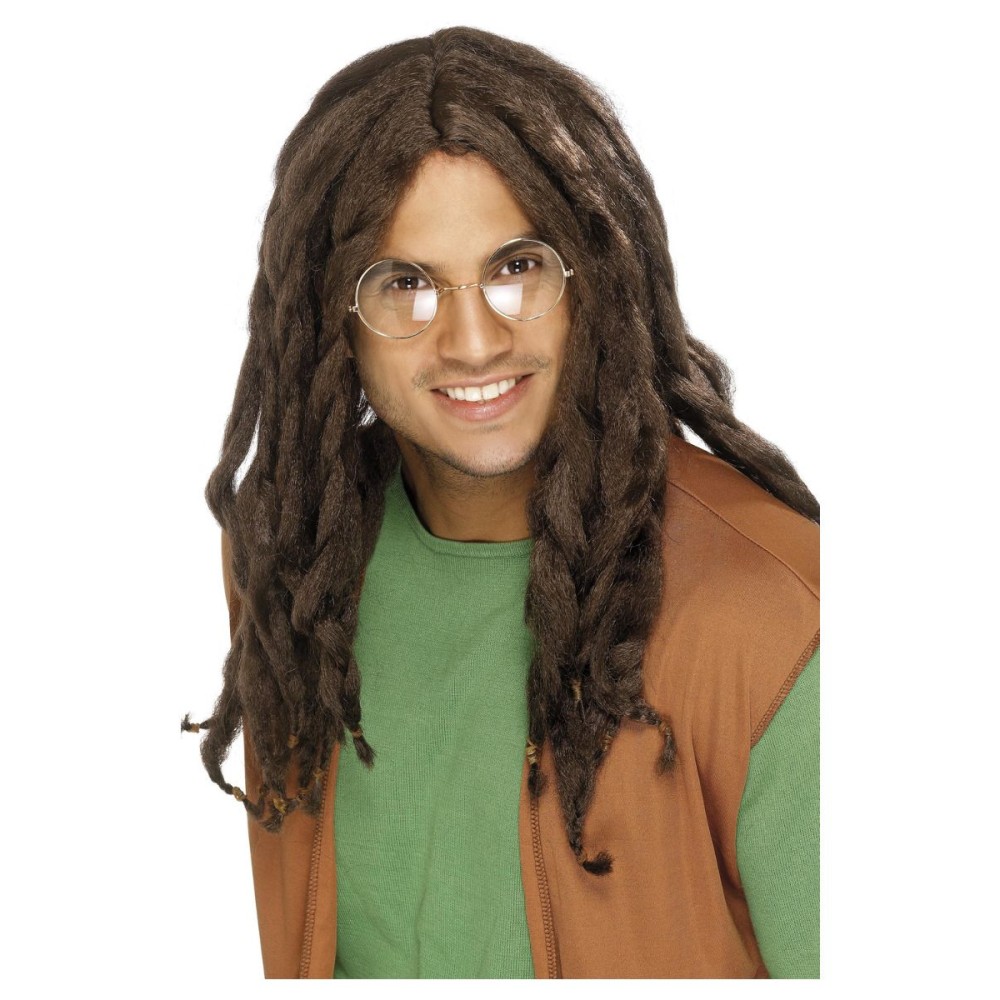 Wig with dreadlocks, brown