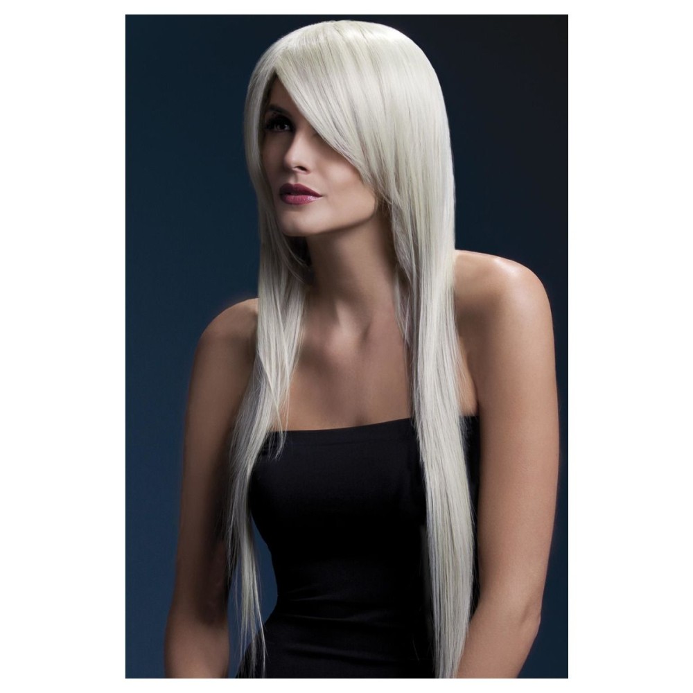 Blonde wig (Amber), straight, long, 71cm