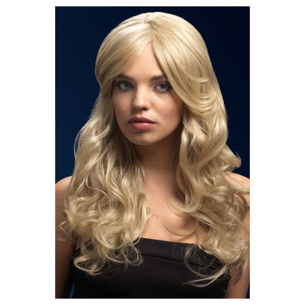 Dark blonde wig (nicole), wavy, long, 66cm