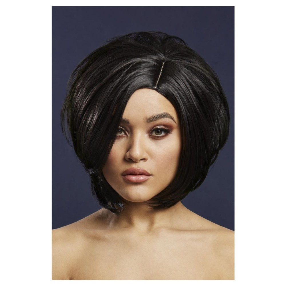 Black wig (Savanna), short, 30cm