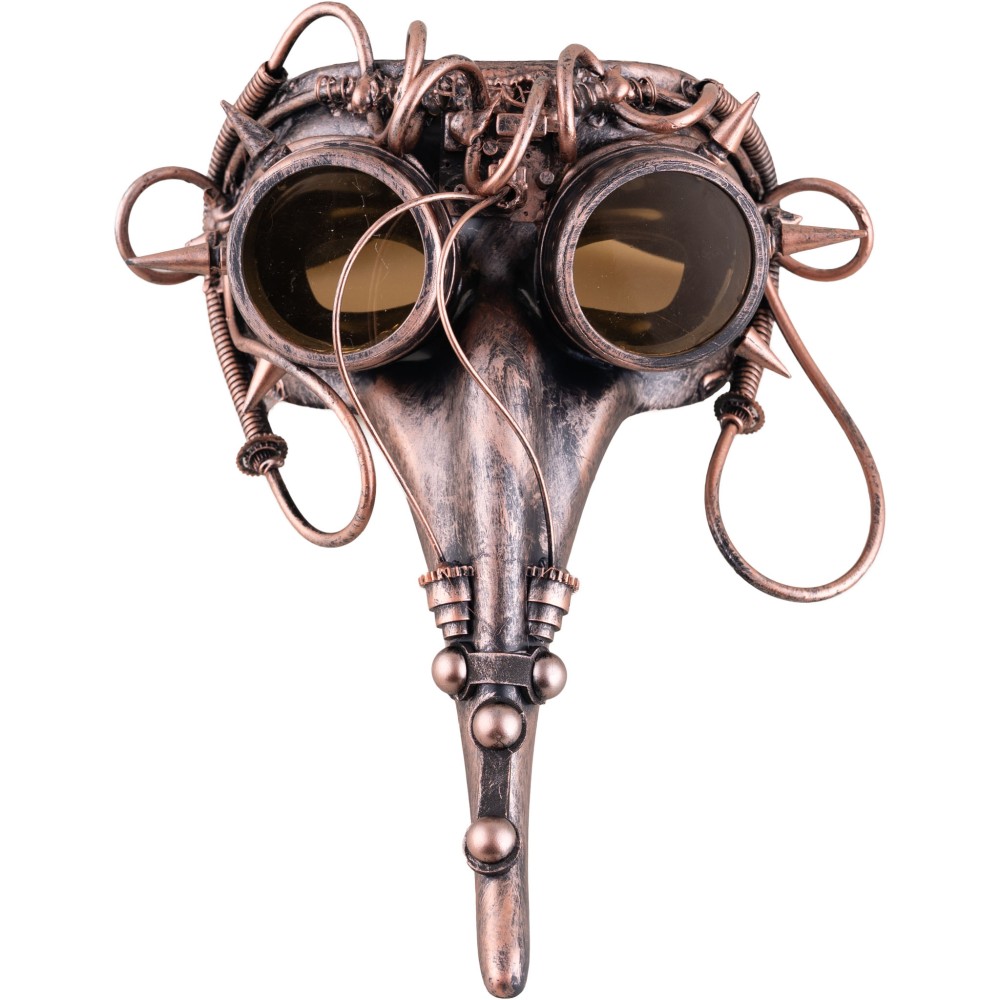 Steampunk-stiilis katkutohtri mask