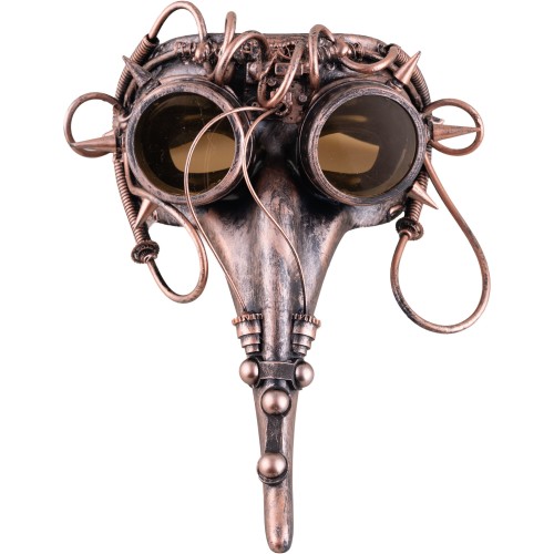 Steampunk-stiilis katkutohtri mask