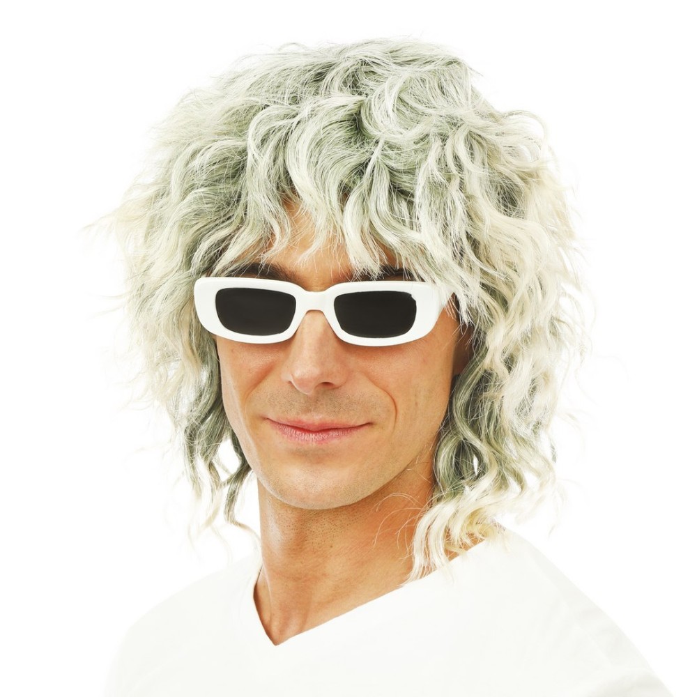 Curly wig, blonde
