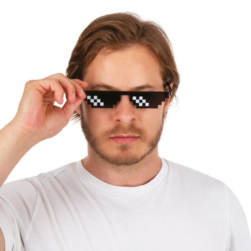 Pixel art glasses