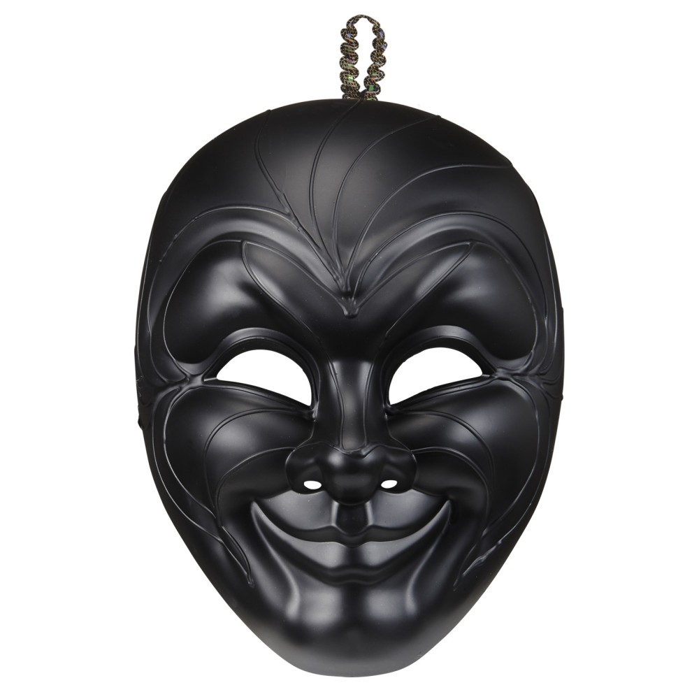 Venetian mask, black