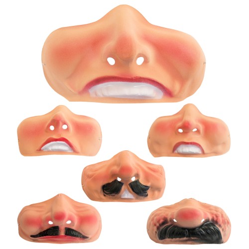 Poole näo maskid (nina-põsed-suu)