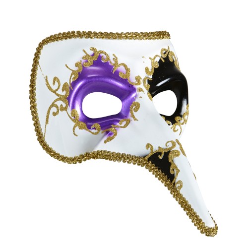 Veneetsia mask, valge