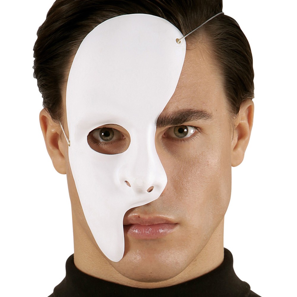 Фантомная маска, половина лица