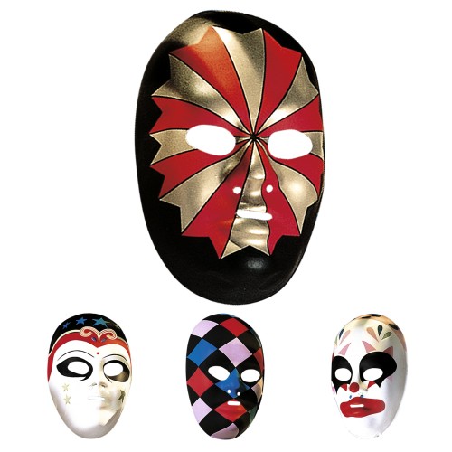 Dekoreeritud maskid, 4 erinevat stiili