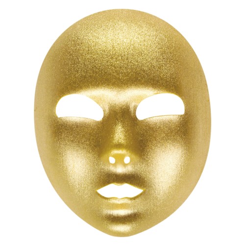 Kuldne kangast mask