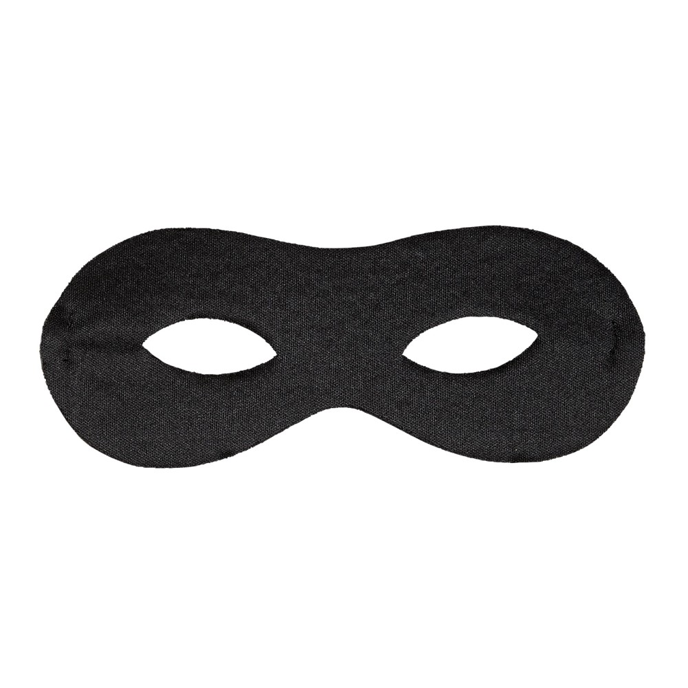 Robber's eye mask, black