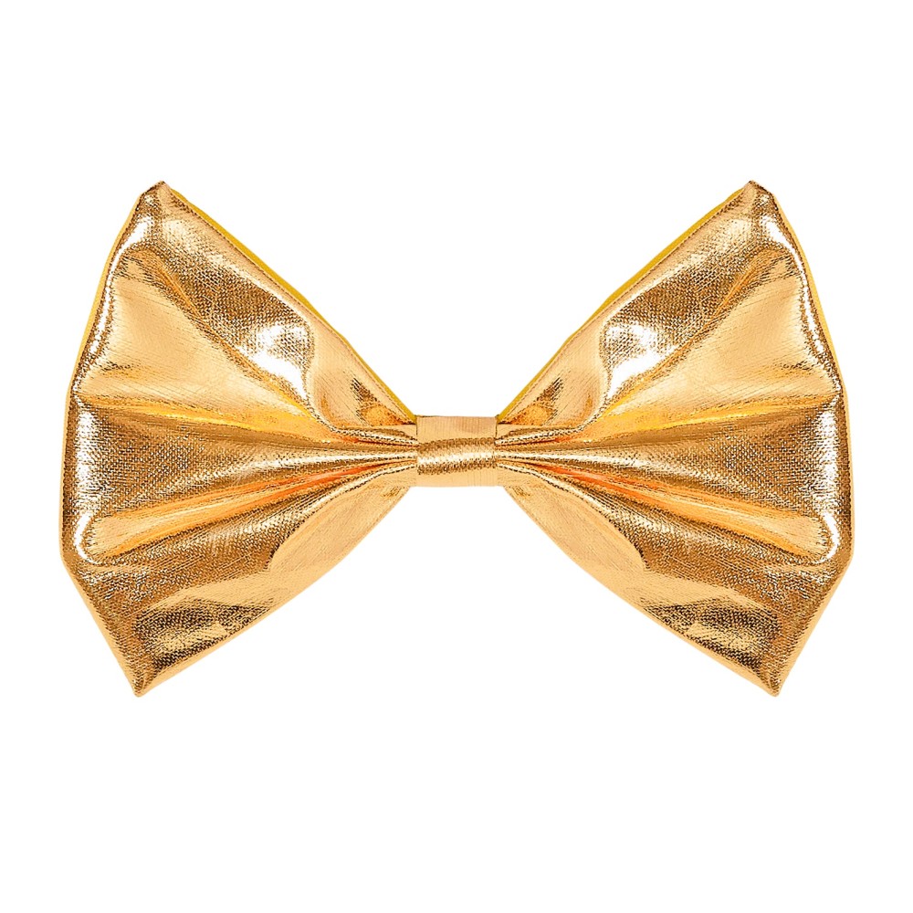 Bow tie, golden-metallic
