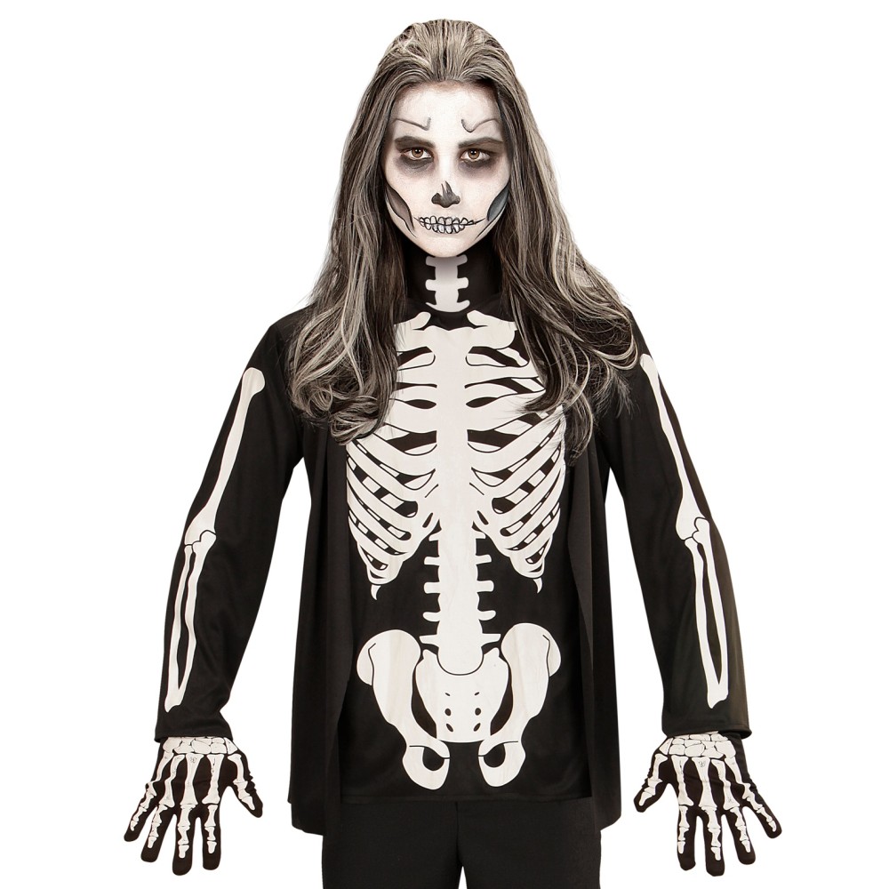 Skeleton shirt, for children (164 cm)
