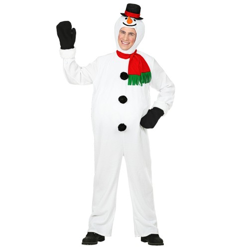 Snowman, costume for adults, M