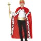 King's cape with crown, for children (140 cm)