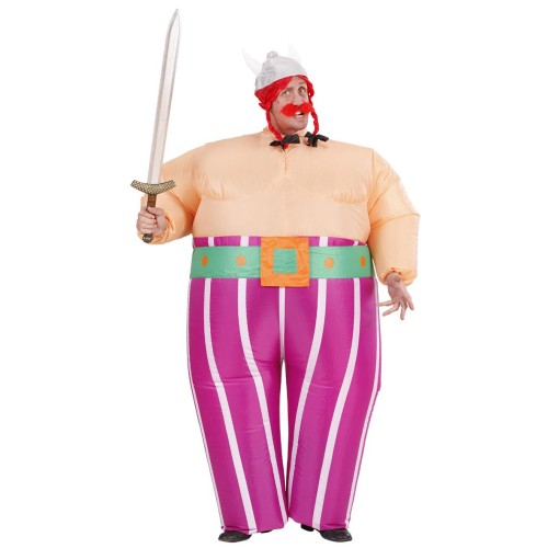 Viking, inflatable costume