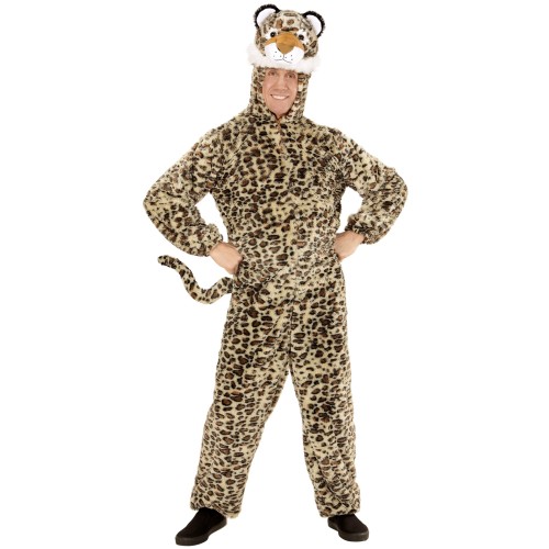 Leopard, kostüüm täiskasvanutele, L
