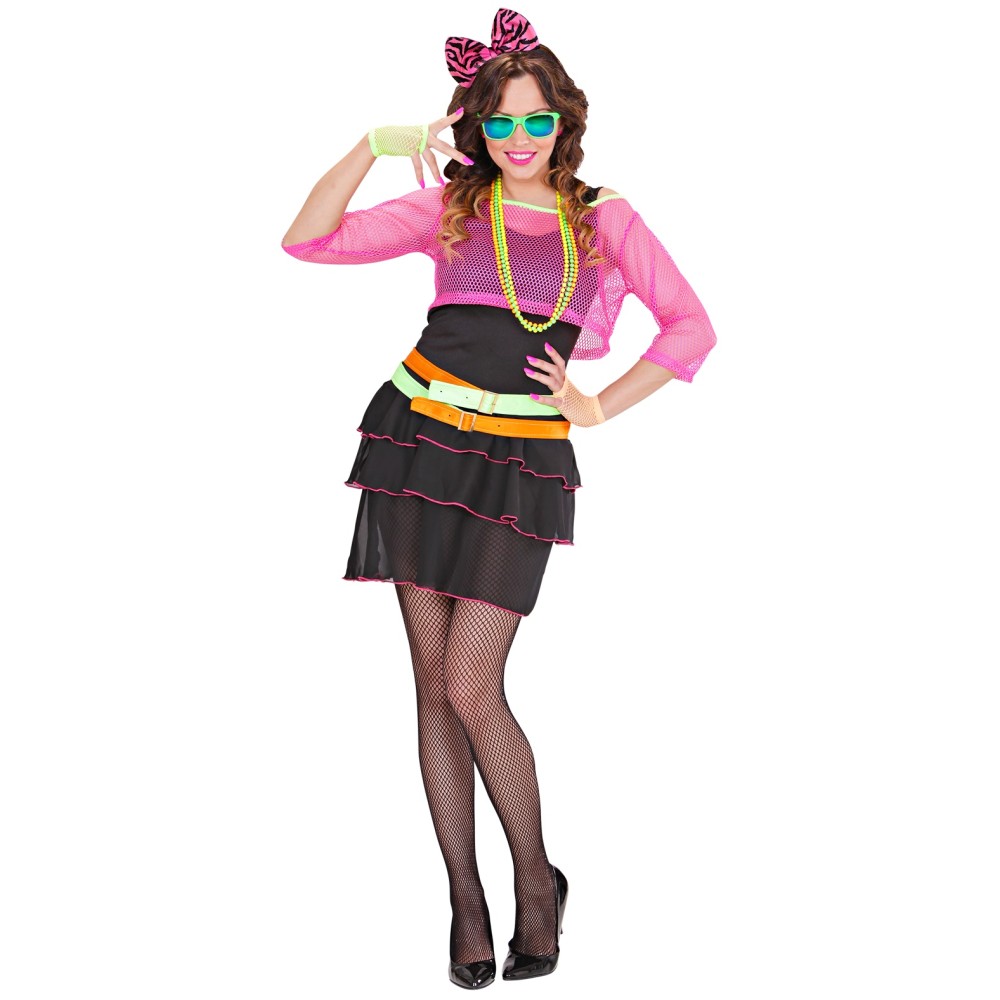 80s groupie costume for women, S
