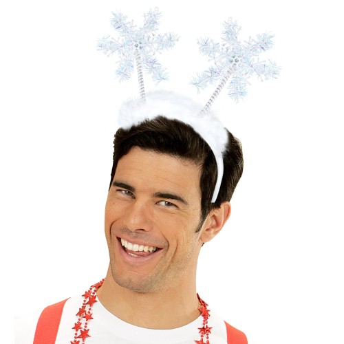 Headband with snowflakes