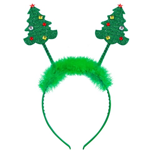 Headband with 2 christmas trees