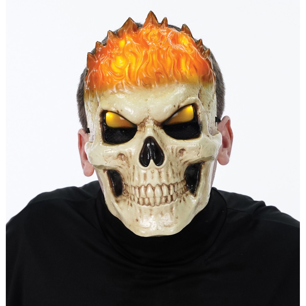 Skull  mask, effect light-up eyes & forehead