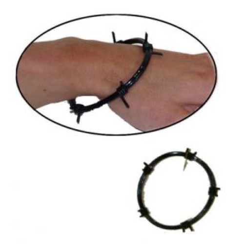 Barbed-wire bracelet