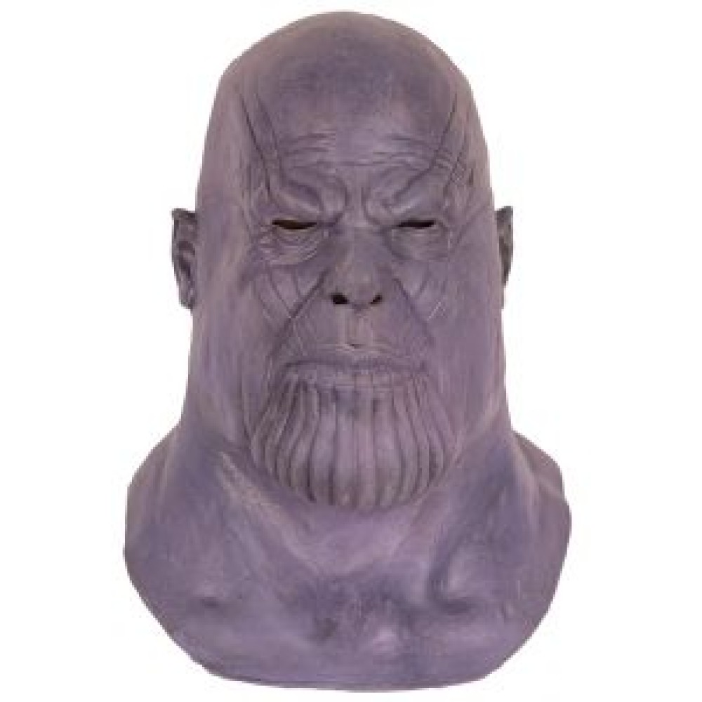 Purple man, mask