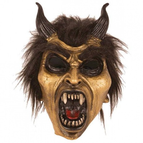  Gold devil, mask