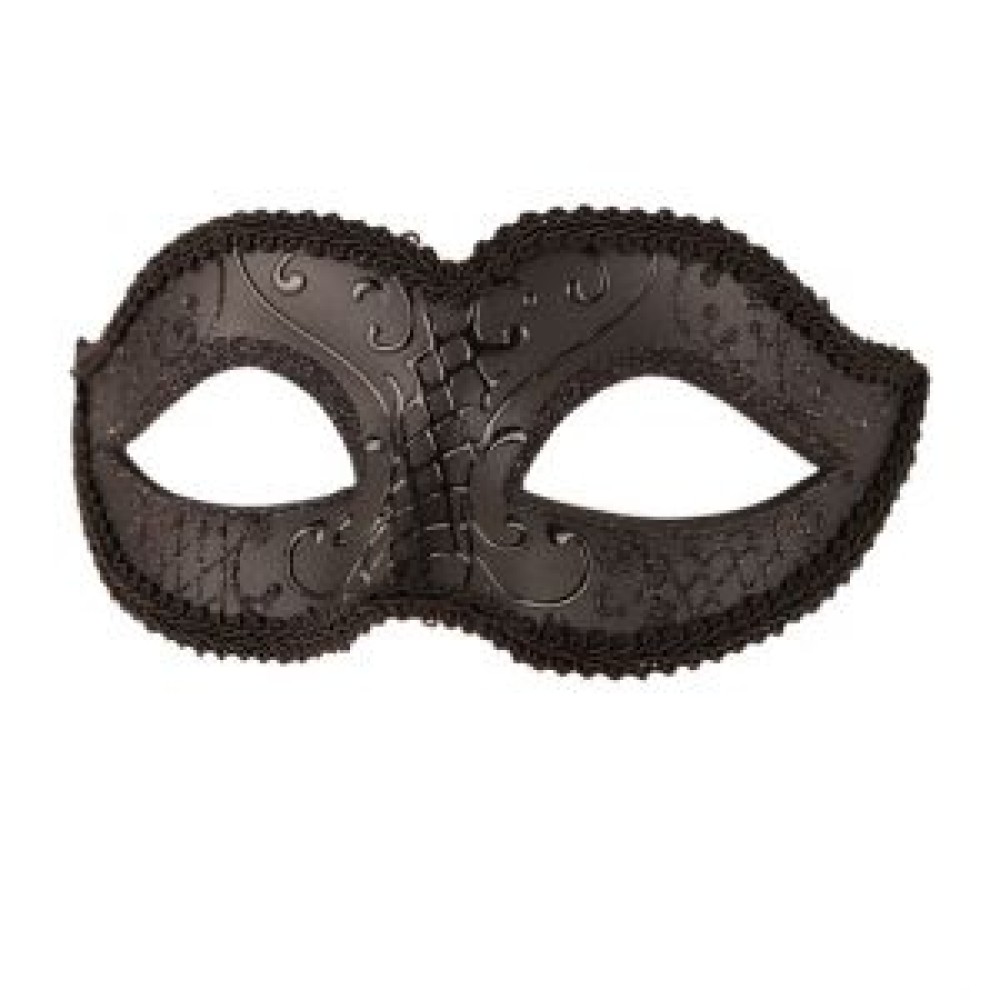 Венецианская маска женская, черная