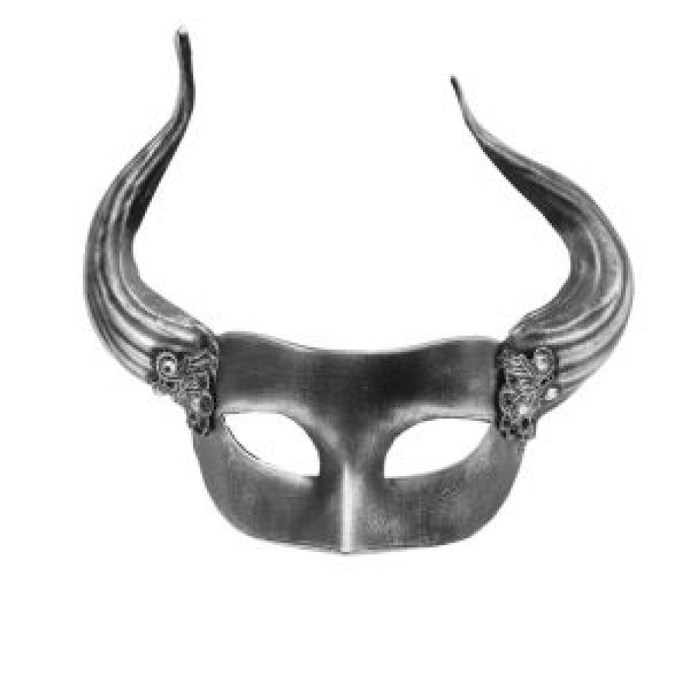 Venetian eye-mask devil, black