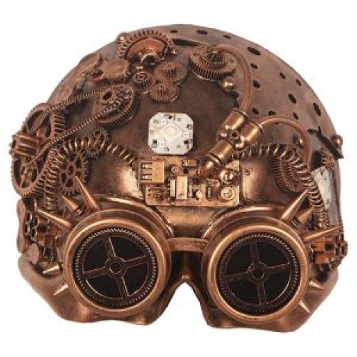 Steampunk mask, bronze