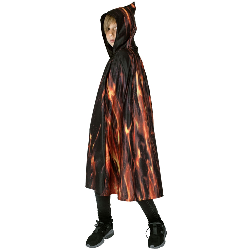 Fiery demon, costume for kids, one size