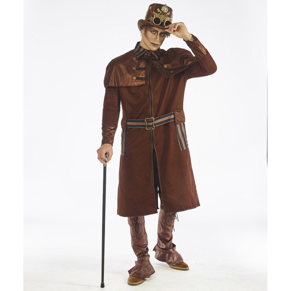 Steampunk man, costume for men, XL