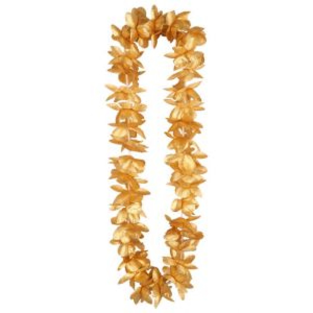 Ожерелье "гавайские цветы" , золото