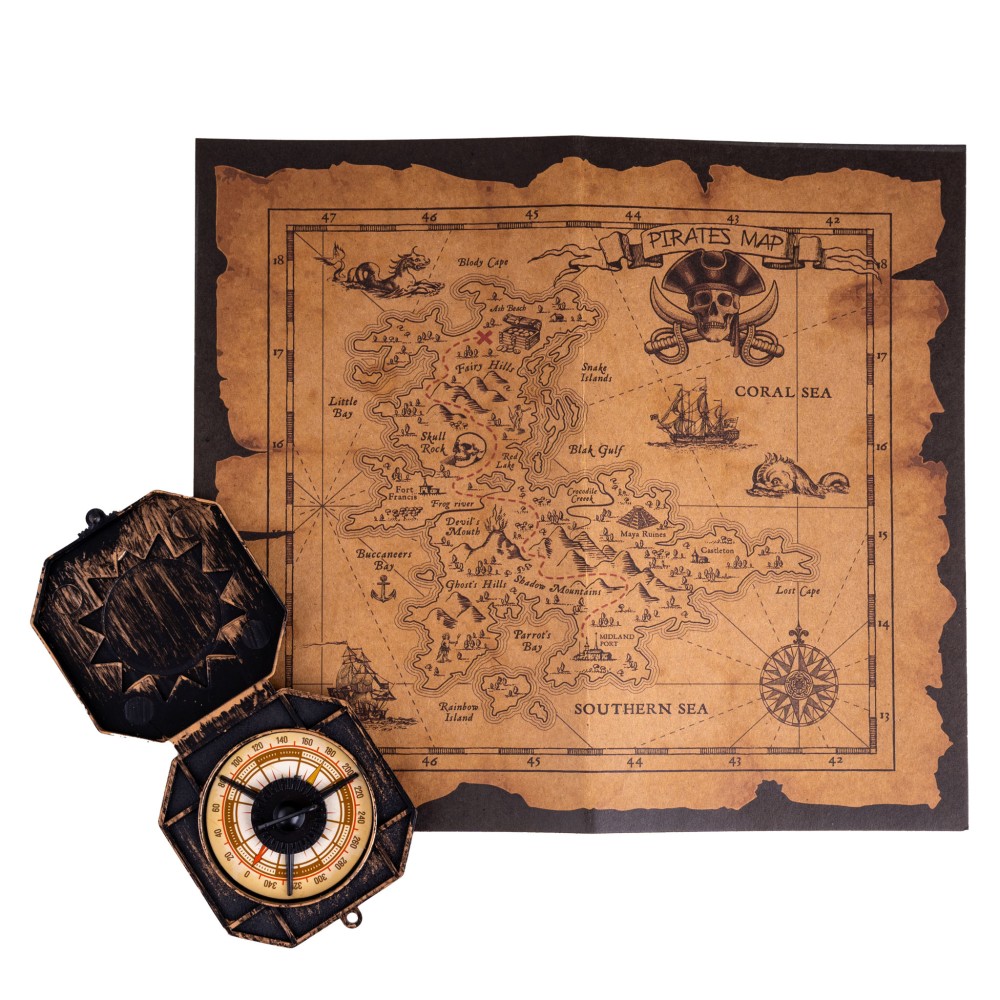 Compass, map